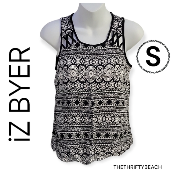 Iz Byer Tops - iZ Byer Patterned Tank